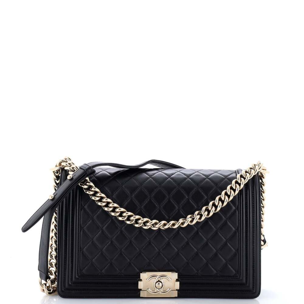 Chanel Boy Flap Bag Quilted Lambskin #350942C41B